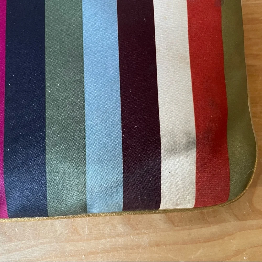 Coach Multicolor Striped and LeatherTablet IPad Case